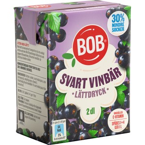 Lättdryck Svartvinbär Koncentrat 2dl BOB