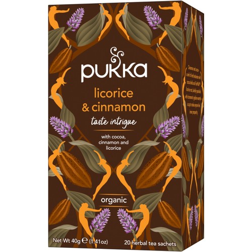Licorice & cinnamon te Ekologisk 20-p Pukka