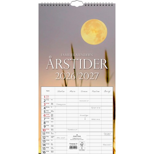 Väggkalender 26/27 Årstider
