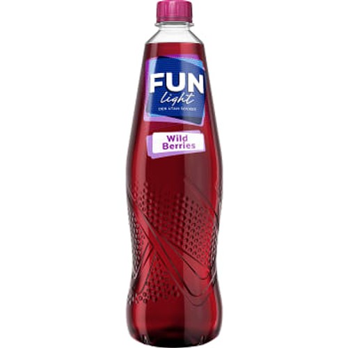Lightdryck Wild berry Sockerfri 1l Fun Light