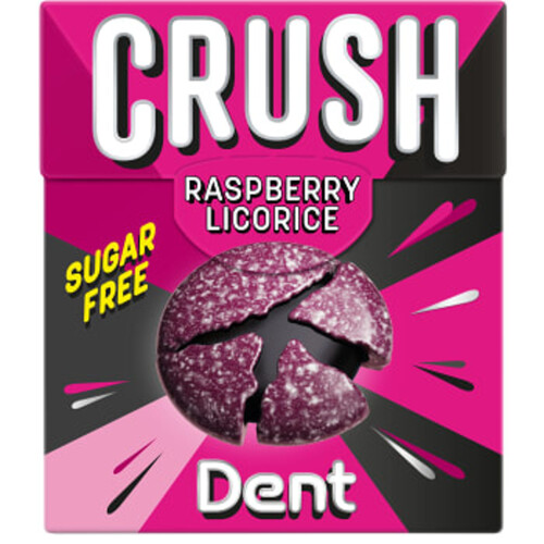 Crush Raspberry Licorice 25g Dent