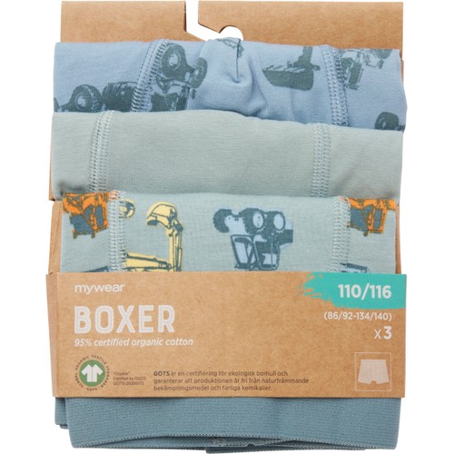 Boxer 3p grävmaskin 98/104 mywear