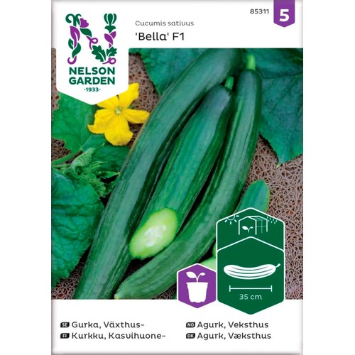 Gurka Växthus Bella F1 1-p Nelson Garden