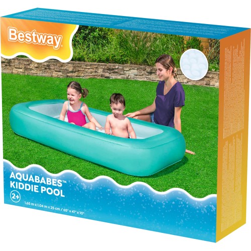 Pool barnpool med mjuk botten 165x104x25cm Bestway