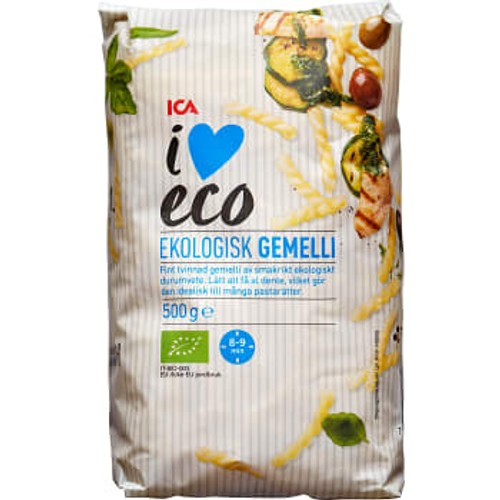 Gemelli Ekologisk 500g ICA I love eco