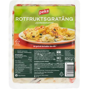 Rotfruktsgratäng 800g Peka
