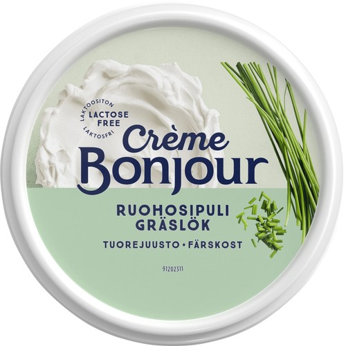 Färskost Gräslök laktosfri 200g Creme Bonjour