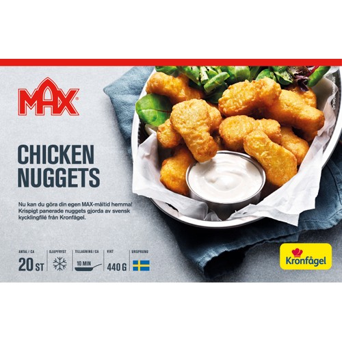 Kycklingnuggets Fryst 440g Max