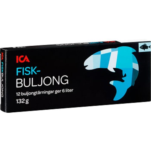 Fiskbuljong Tärning 12-p 132g ICA 