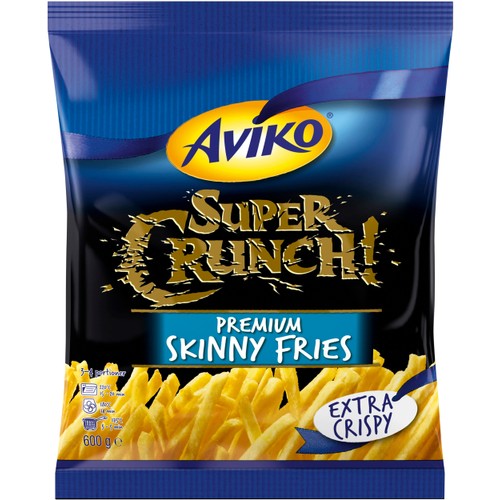 Super crunch skinny fries 600g Aviko