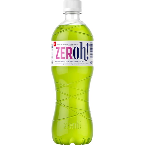 Lightdryck Greenapple & Passion Sockerfri 80cl Zeroh!