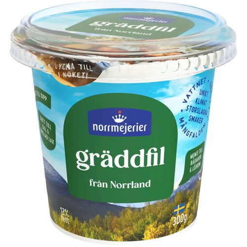Gräddfilen 12% 300g Norrmejerier