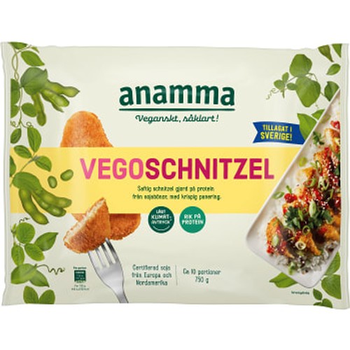 Vegoschnitzel Glutenfri 750g Anamma