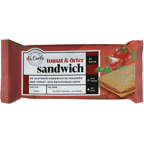 Sandwich tomat kryddor 26g da Carla