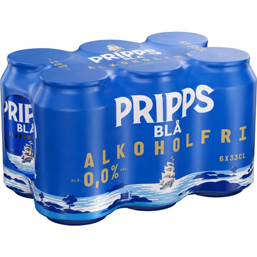 Öl A.fri  6x33cl Pripps Blå