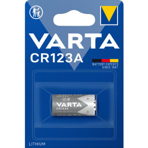Litiumbatteri CR123A 3V 1-p