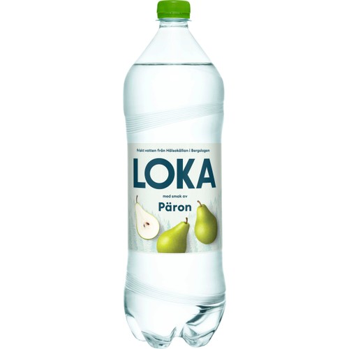 Vatten Kolsyrad Päron 1,5l Loka