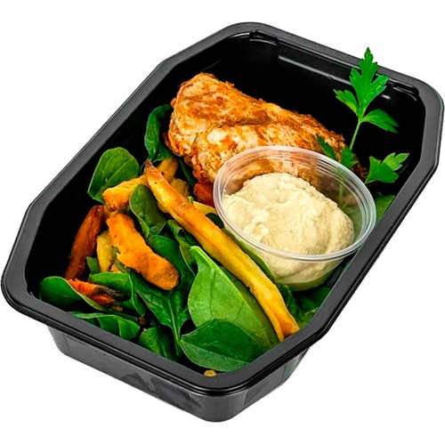 Kycklingfilé Med Rotfrukter & Hummus ca 420g Butikskockarna