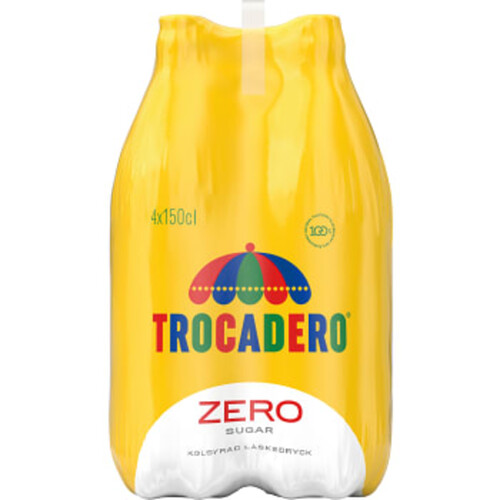 Läsk Zero 4x150cl Trocadero
