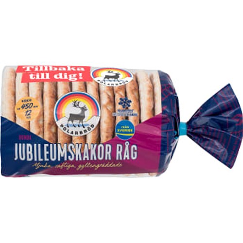 Jubileumskakor Råg 450g Polarbröd