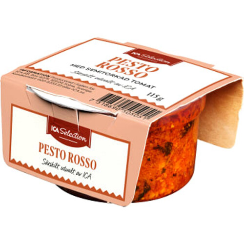 Pesto Rosso med semitorkad tomat 115g ICA Selection