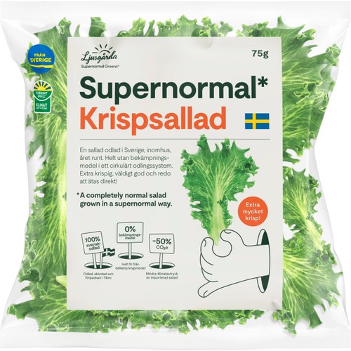 Krispsallad 75g Ljusgårda