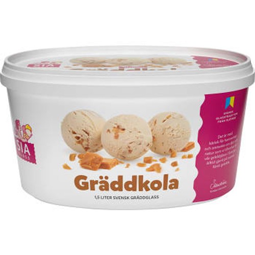 Glass Gräddkola 1500ml Sia Glass