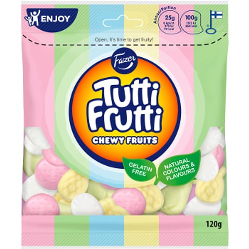 Tutti Frutti Chewy Fruits 120g Fazer