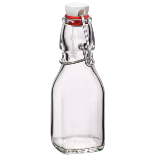 Glasflaska med kork 12,5cl Bormioli