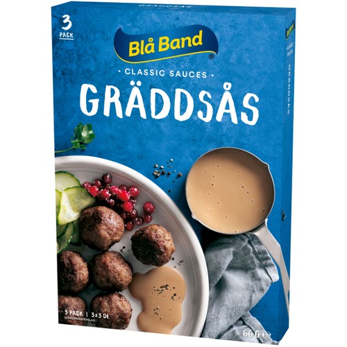 Gräddsås Klassisk 3dl 3-p Blå Band