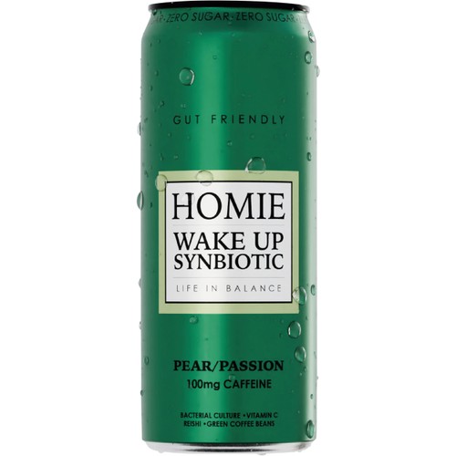 Eneridryck Synbiotic Med Smak Av Pear/Passion 330ml Homie