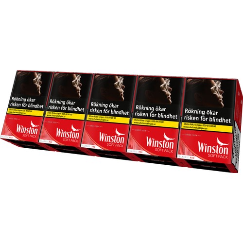 Classic Red Soft Pack Limpa Winston