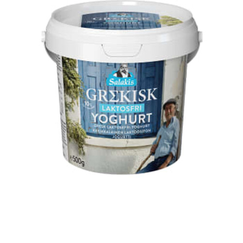 Yoghurt Grekisk Laktosfri 10% 500g Lindahls