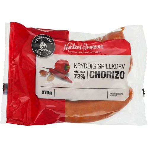 Chorizo 270g Nyhléns Hugosons