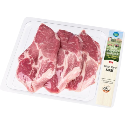 Karré Färsk benfri skivad ca 360g ICA