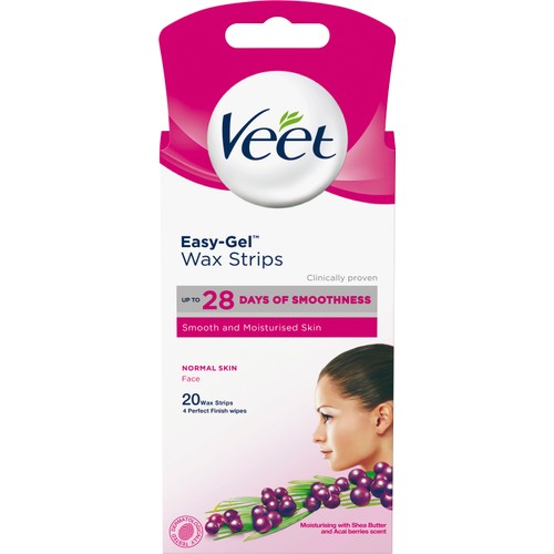 Wax Strip Ansikte Normal hud 20-p Veet