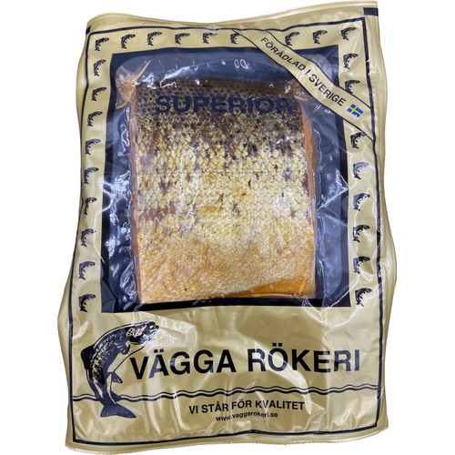 Varmrökt Lax Dubbelfilé ca 600g Vägga Rökeri