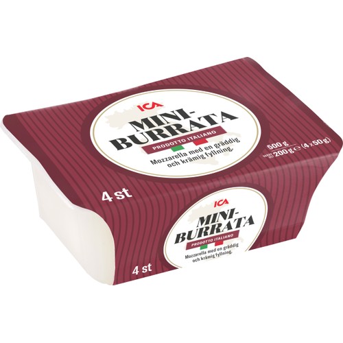 Mini Burrata 4-p 500g ICA