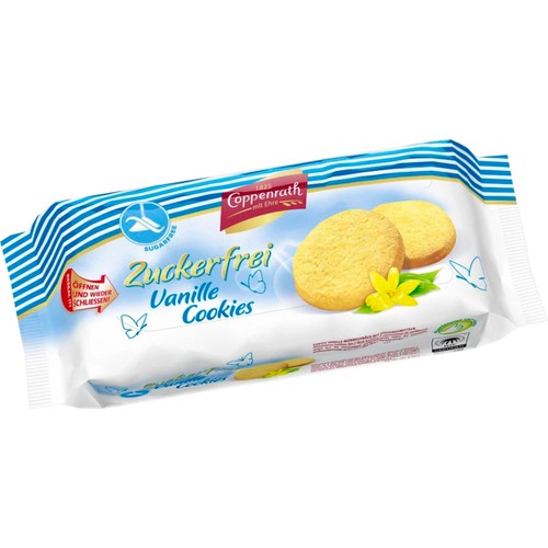 Cookies Sockerfria Vanilj 200g Coppenrath