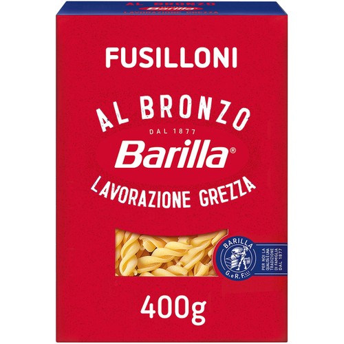 Pasta Fusilloni Al Bronzo 400g Barilla