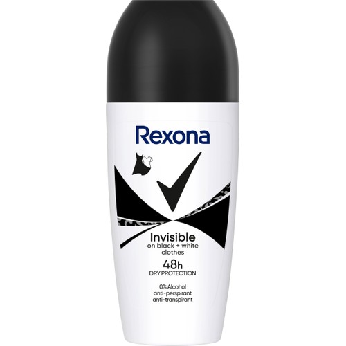 Deodorant 48h Invisible On Black + White  50ml Rexona