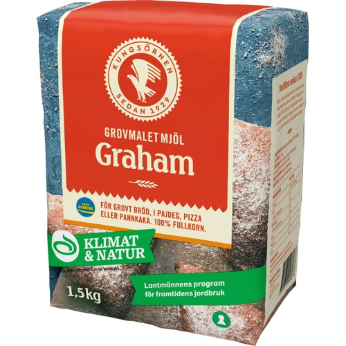 Grahamsmjöl 1,5kg Kungsörnen