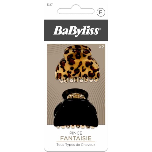 Krokoklämma Mönstrad 2st BaByliss