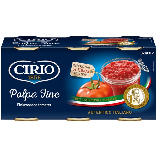 Finkrossade Tomater 3p Cirio