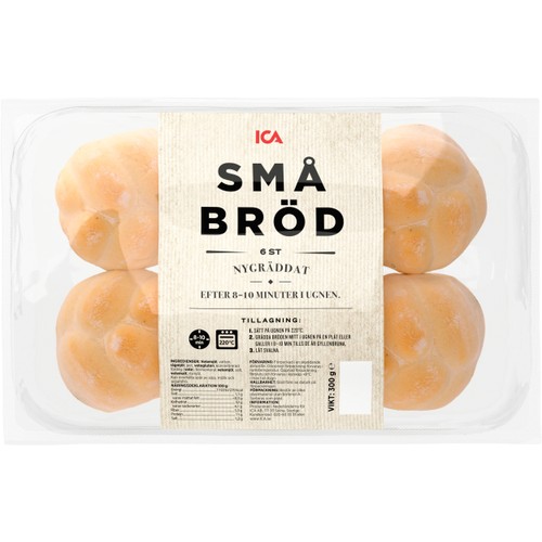 Småbröd 6-p 300g ICA