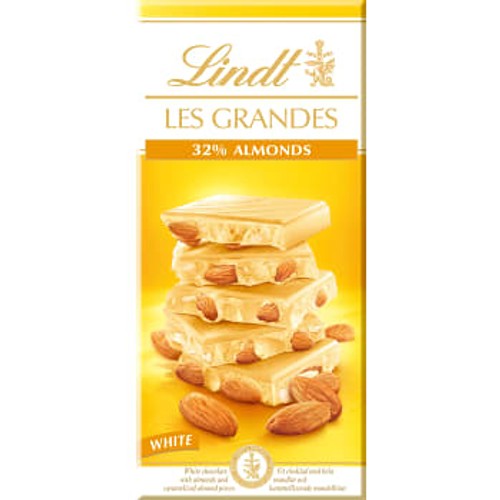 Choklad Vit Mandel Les Grandes 150g Lindt