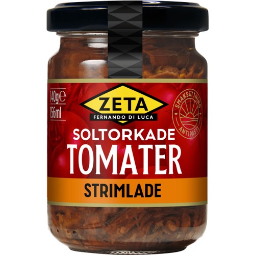 Strimlade Soltorkade tomater 140g Zeta
