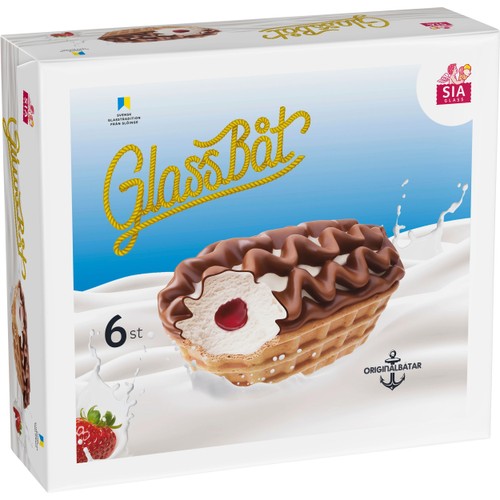 Glassbåtar 6-p Sia Glass