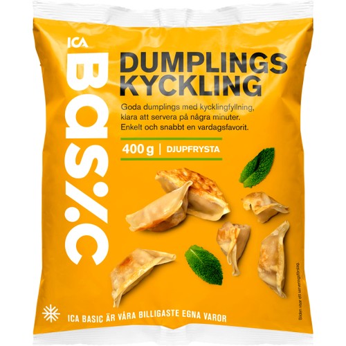 Dumplings kyckling 400g ICA Basic