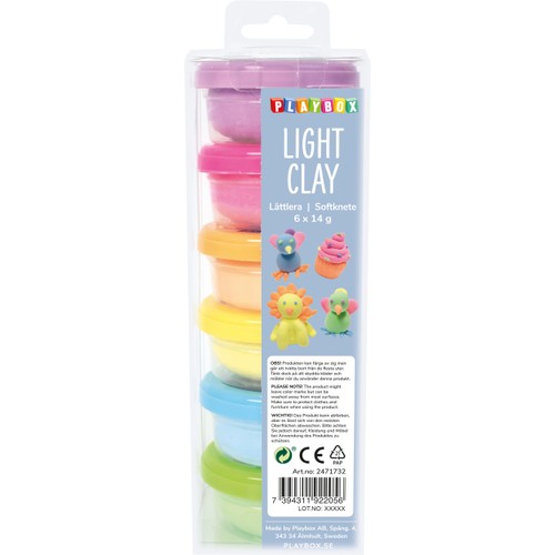 Lättlera Pastell 6-p Playbox
